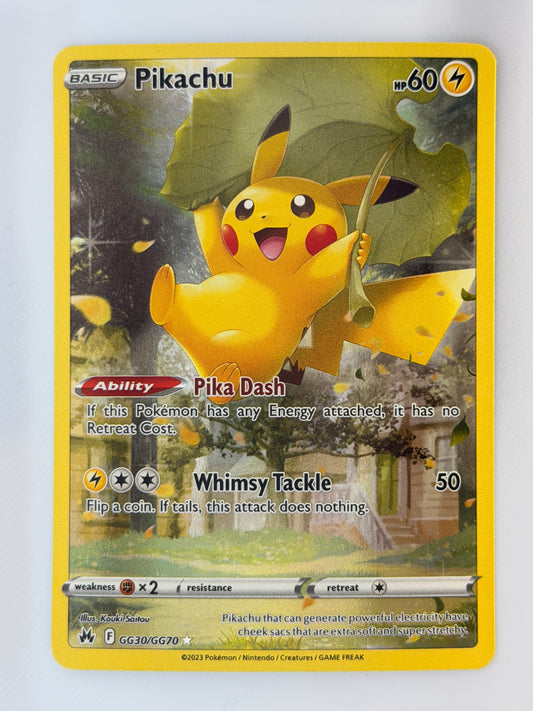 Pikachu GG30/GG70 - Crown Zenith Galarian Gallery - Full Art Holo